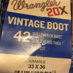 Wrangler 20X Vintage Boot 42MWXLB